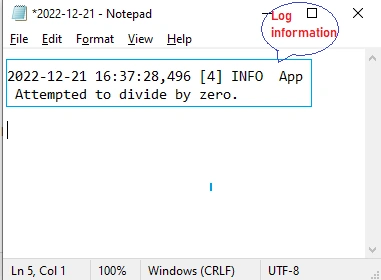 Configure Log4net In .NET 7 API