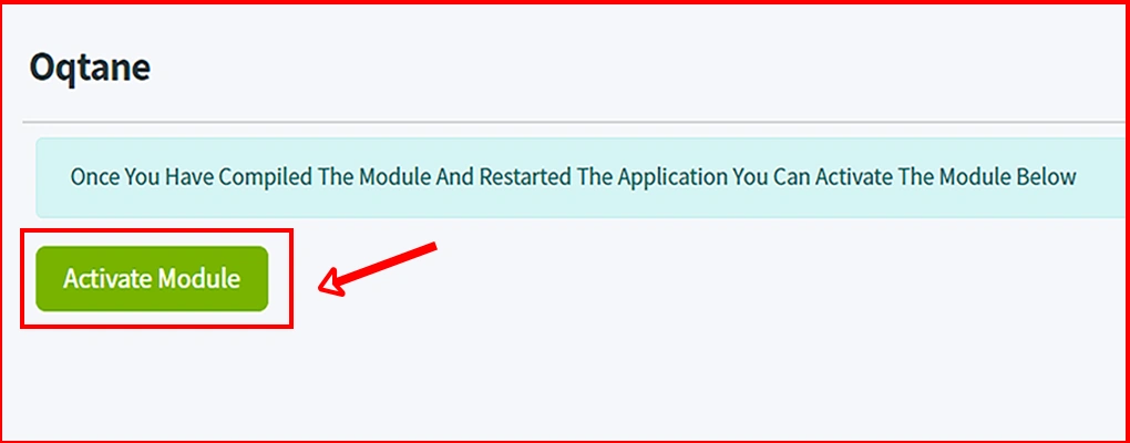 Activate Module