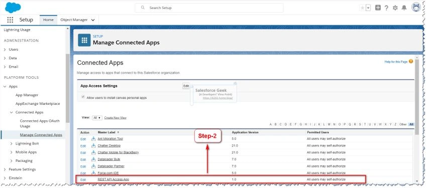 How to Configure Salesforce Connected Apps for REST API Integration