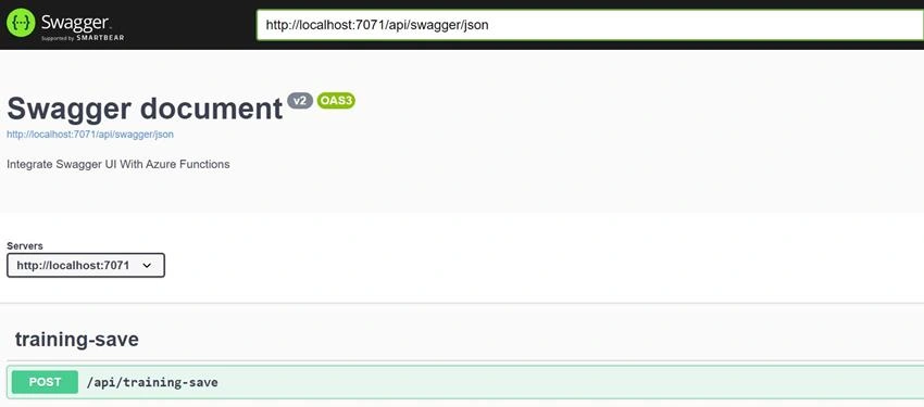 How To Configure Swagger In Azure Functions APIs