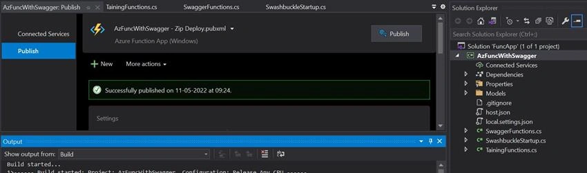 How To Configure Swagger In Azure Functions APIs