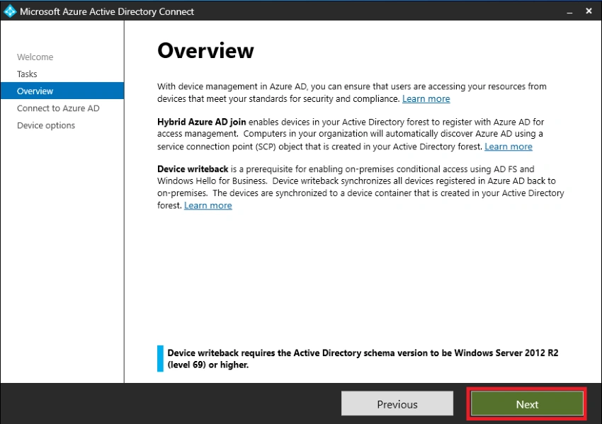 How to Configuring Hybrid Azure AD Join Devices in a Managed Domain