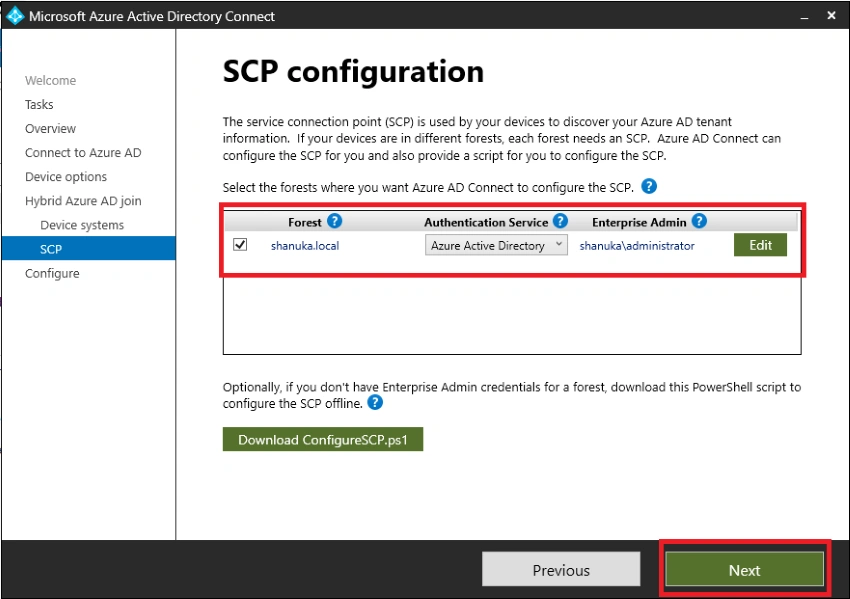 How to Configuring Hybrid Azure AD Join Devices in a Managed Domain