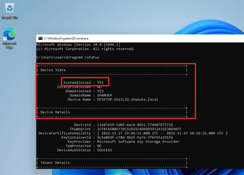 How to Configuring Hybrid Azure AD Join Devices in a Managed Domain