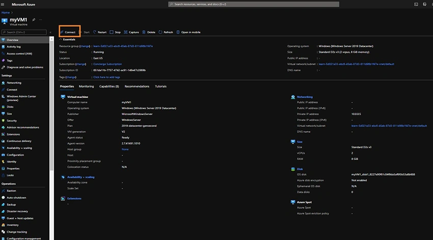 How To Connect Multiple Windows Server Virtual Machines Using Bastion