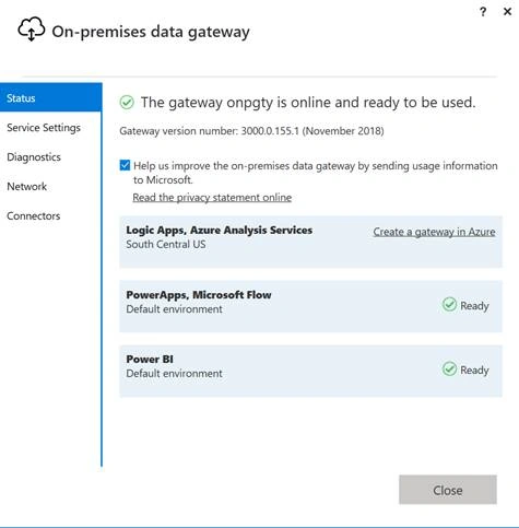 On-premise gateway