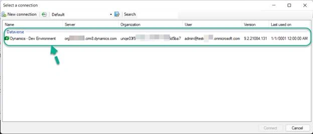 How to connect to Microsoft Dataverse in XrmToolBox using Microsoft Login Control