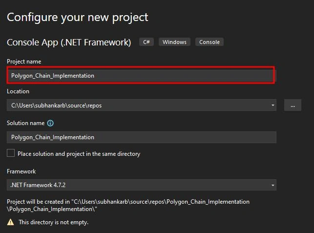 C Sharp Create App