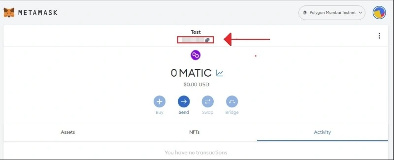 Metamask Id with Polygon Network