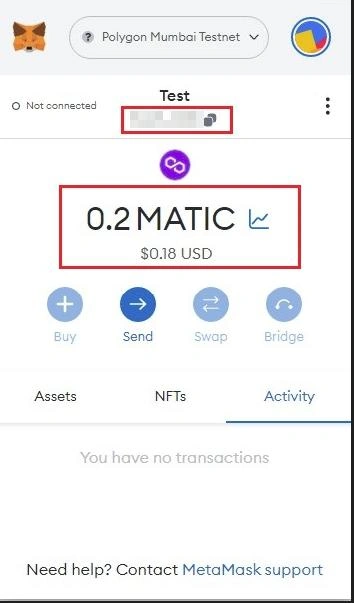 polygon faucet received