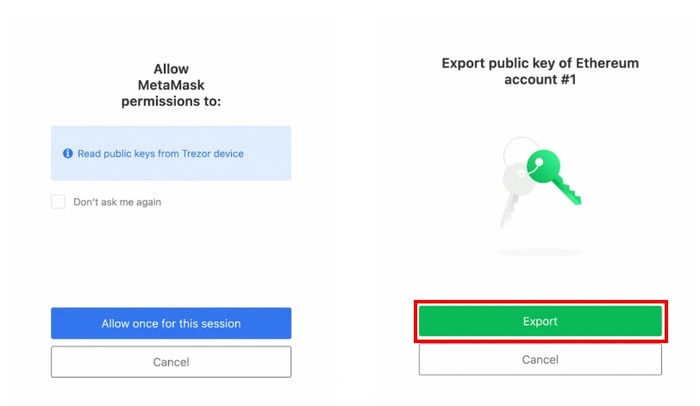 Export Private Key