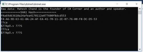 Convert Byte Array To String