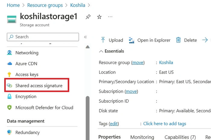azcopy in Azure