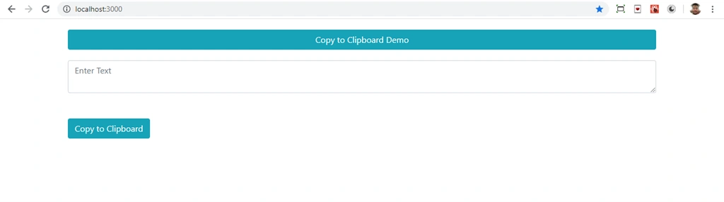 How To Copy Text To Clipboard Using ReactJS