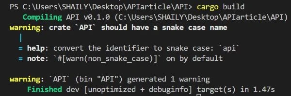 API