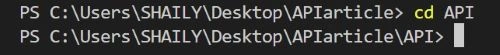 API