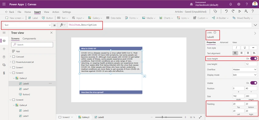 How to Create a Beautiful Accordion in PowerApps