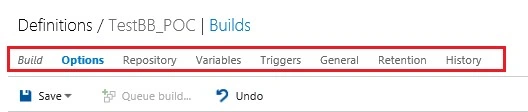 How To Create A Build Definition In TFS 2015, Adding Tasks And Setting Build Menu Options