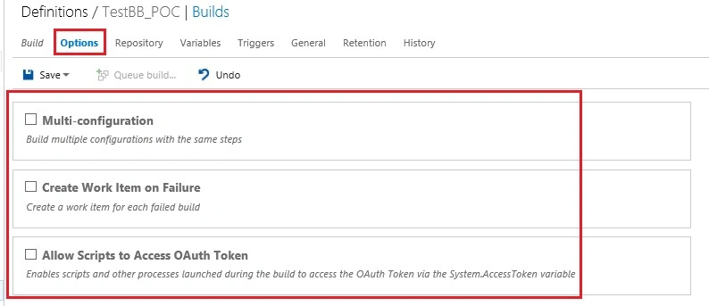 How To Create A Build Definition In TFS 2015, Adding Tasks And Setting Build Menu Options