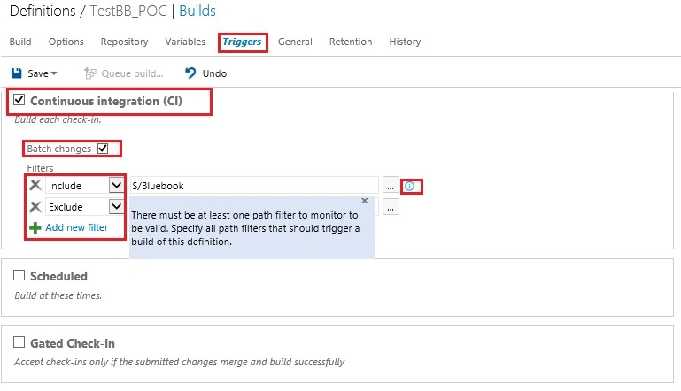 How To Create A Build Definition In TFS 2015, Adding Tasks And Setting Build Menu Options