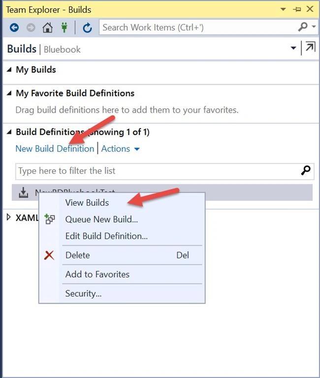 How To Create A Build Definition In TFS 2015, Adding Tasks And Setting Build Menu Options