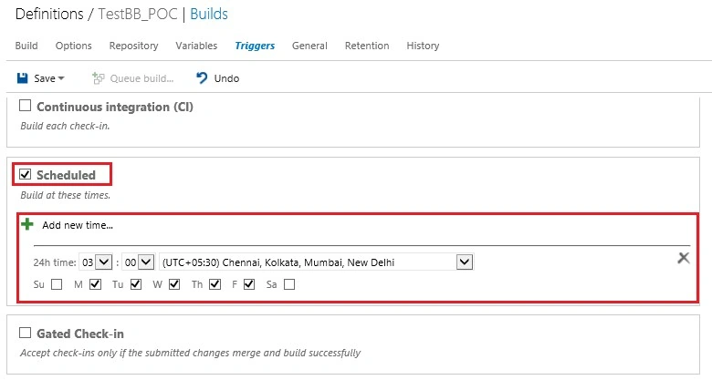 How To Create A Build Definition In TFS 2015, Adding Tasks And Setting Build Menu Options