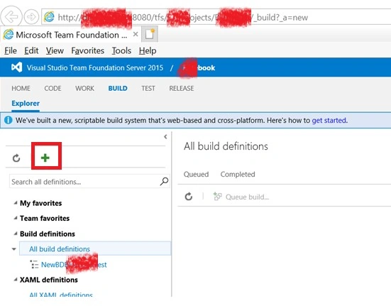 How To Create A Build Definition In TFS 2015, Adding Tasks And Setting Build Menu Options