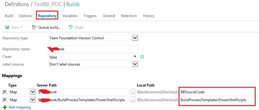 How To Create A Build Definition In TFS 2015, Adding Tasks And Setting Build Menu Options
