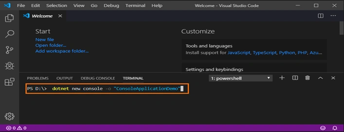 How To Create A C# Console Application And Debug In Visual Studio Code