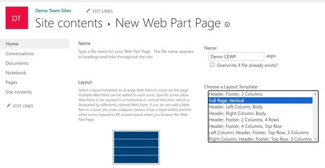 Web Part Page