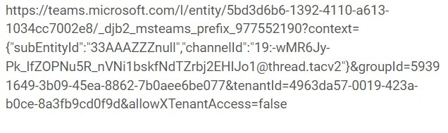 How To Create A Deep Link To A Specific Record In The Teams PowerApps?