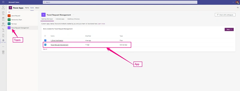 How To Create A Deep Link To A Specific Record In The Teams PowerApps?