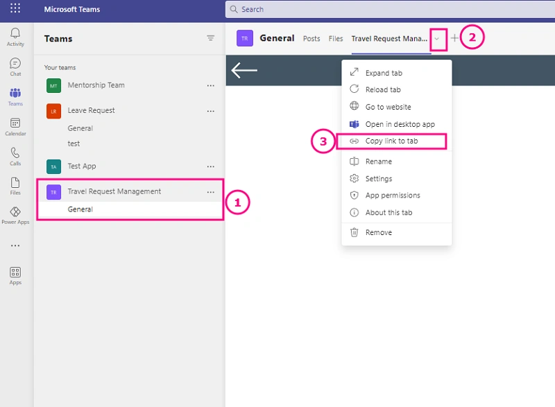How To Create A Deep Link To A Specific Record In The Teams PowerApps?