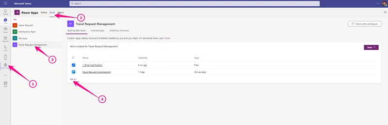 How To Create A Deep Link To A Specific Record In The Teams PowerApps?