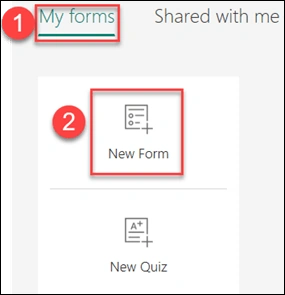 New Form