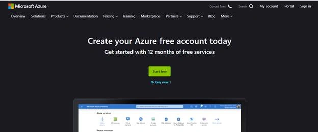How To Create A Free Azure Account