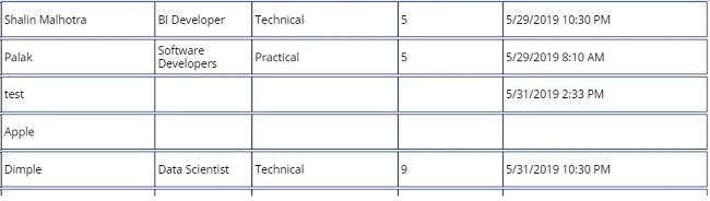How To Create A Header In PowerApps Blank Gallery - PowerApps Grid View