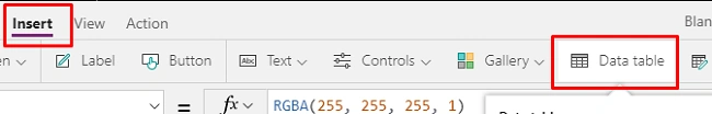 How To Create A Header In PowerApps Blank Gallery - PowerApps Grid View