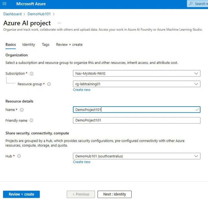 Create Project