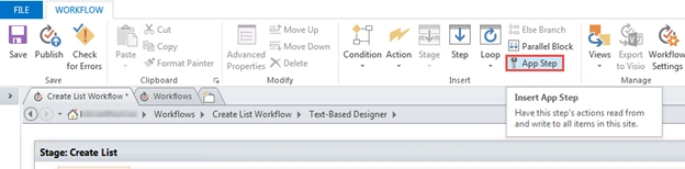 App Step