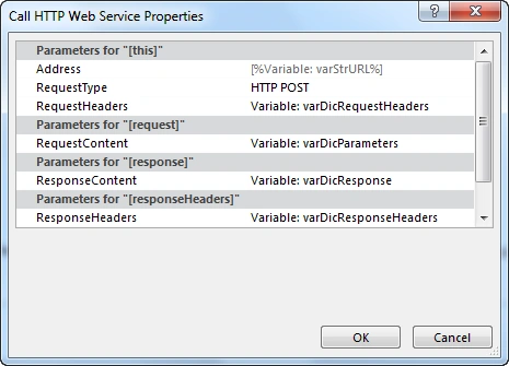 Call HTTP Web Service