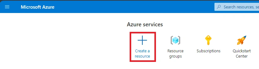 Create a resource