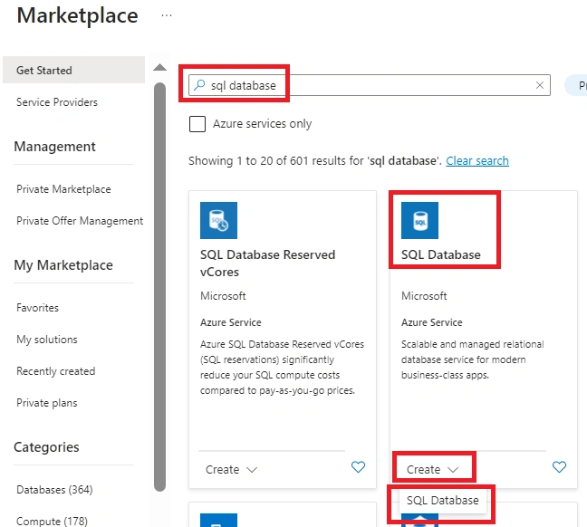 SQL Database