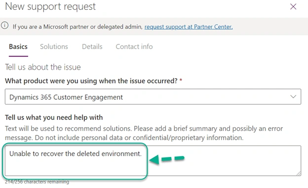 How To Create A Product Support Ticket In Dynamics 365 Online
