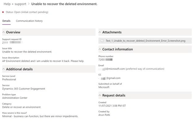 How To Create A Product Support Ticket In Dynamics 365 Online