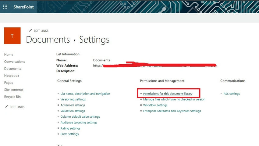 Document library