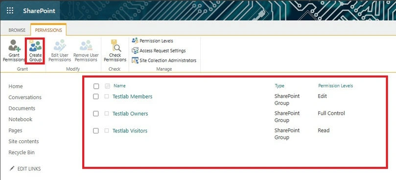 Grant Permissions