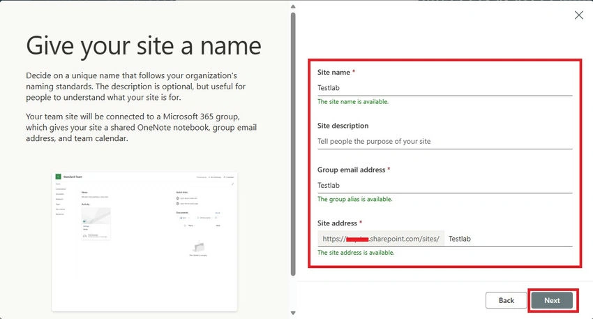 Site Description