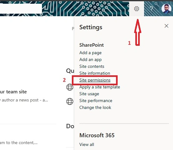 Site Permission