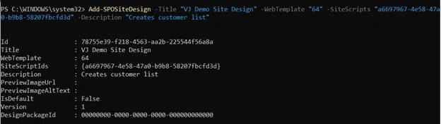 How To Create A Site Design And Site Script For SharePoint Online Modern Team Site